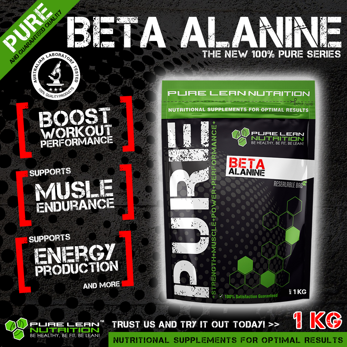 PURE BETA ALANINE 1KG * PRE WORKOUT ENHANCER * PREMIUM GRADE * eBay