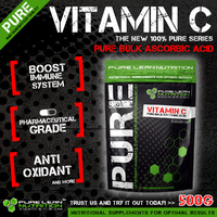 Vitamin C Powder L-Ascorbic Acid 500g Pure Pharmaceutical Grade Immune aid booster